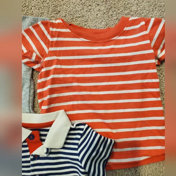 Big Kahuna and Striped Baby Tees - Picture 2 of 4